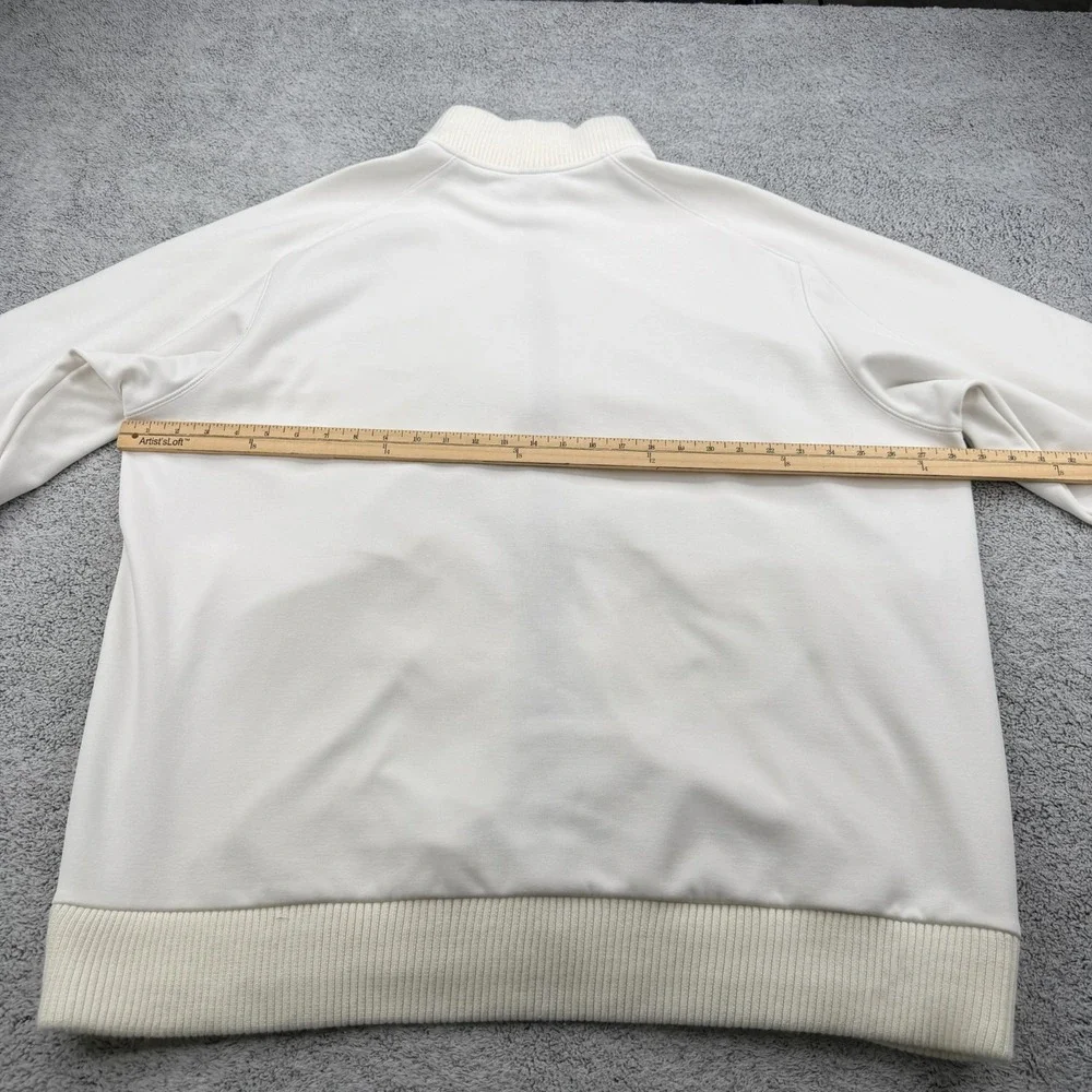 Air Jordan Track Jacket Mens 3XL White Full Zip Pocket Baggy Jumpman Retro Y2K